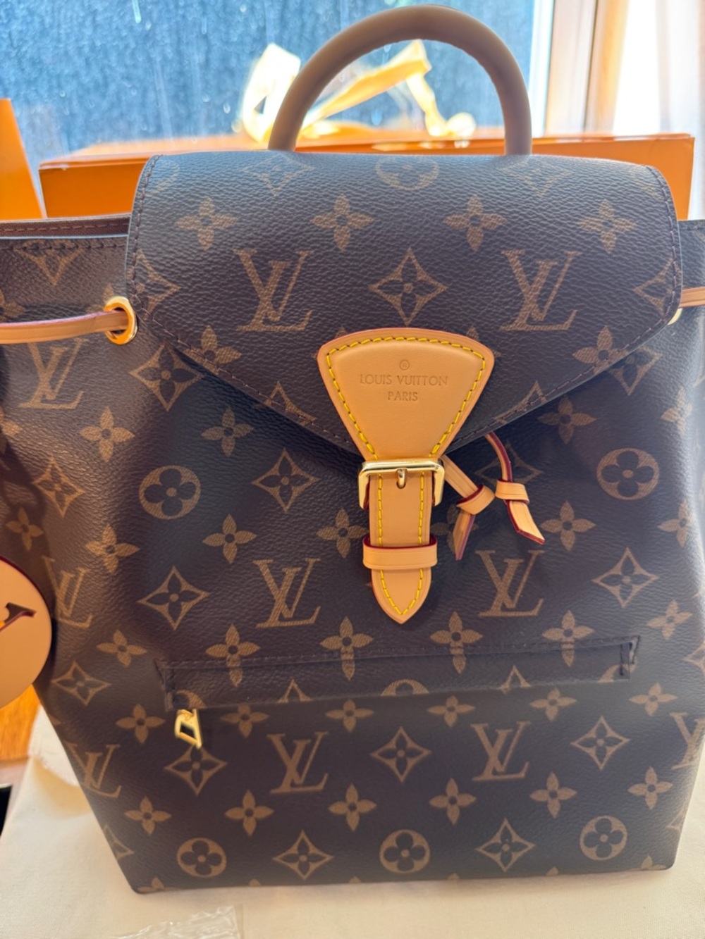 Louis Vuitton Montsouris Backpack - 2022 NEVER! WORN! Grad gift, not my style - Picture 4 of 16